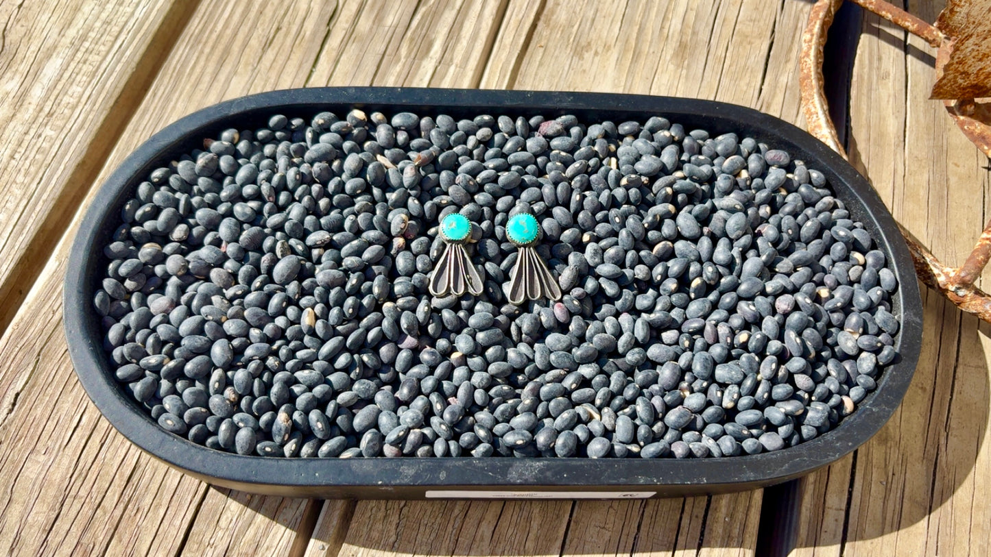 The Ester flower petal studs