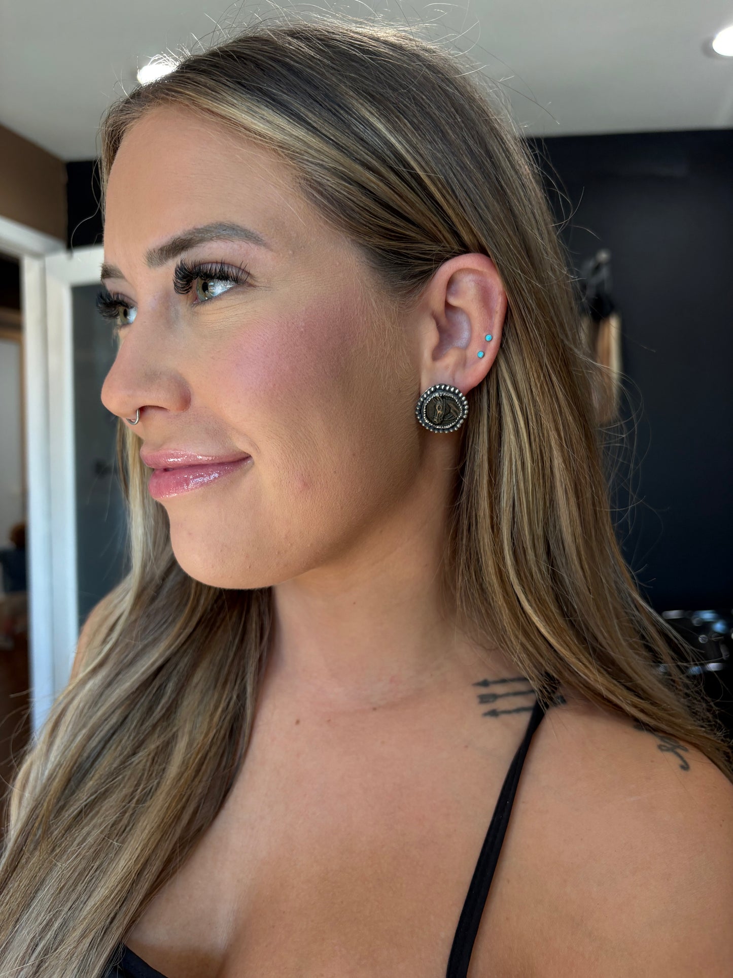 Horse coin studs