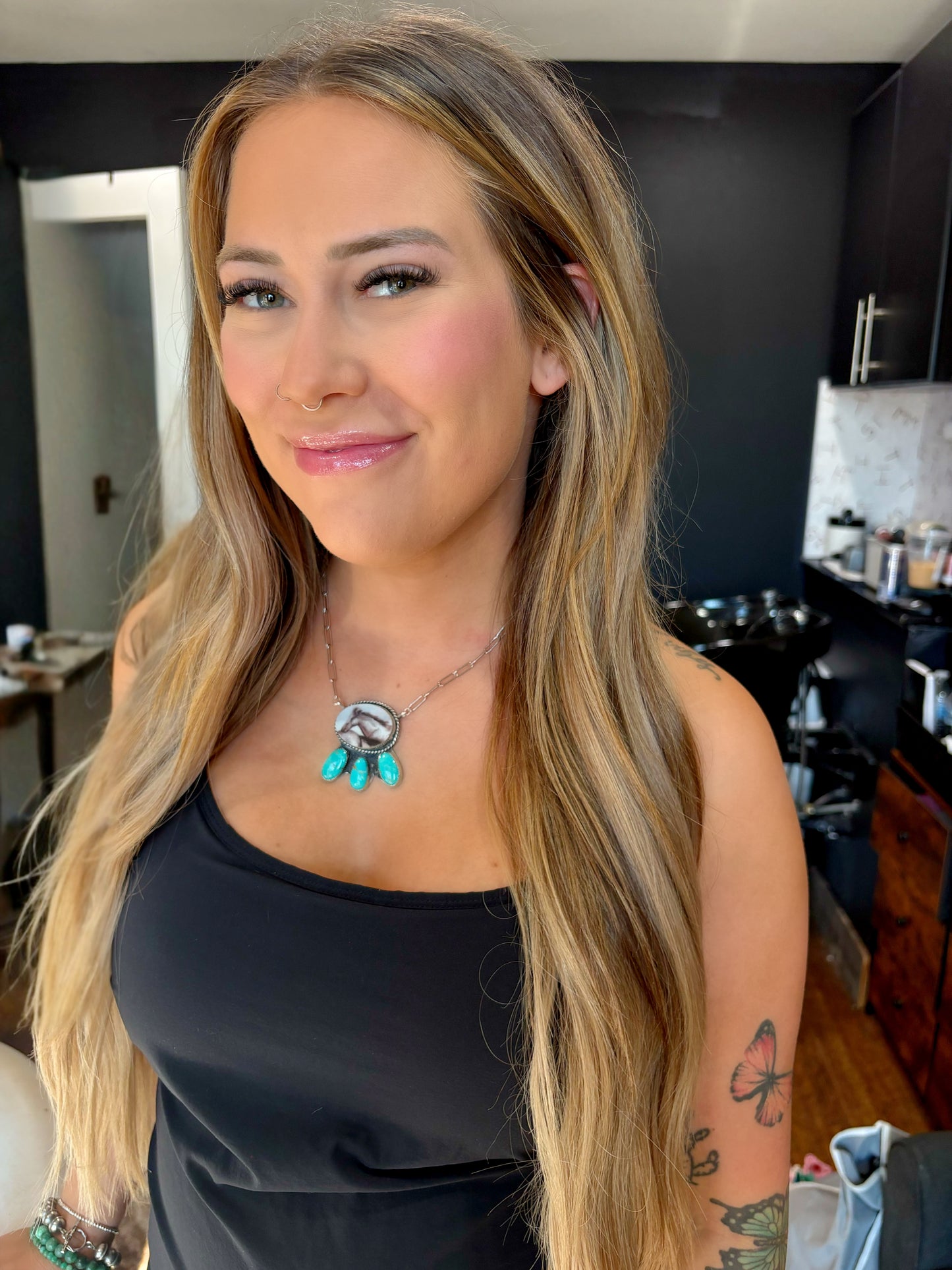 Wild horses necklace