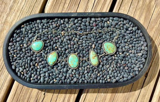 Custom turquoise choker