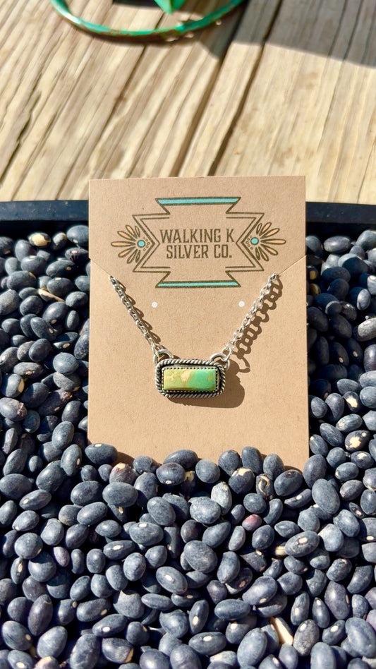 The Blaze Mini green turquoise bar