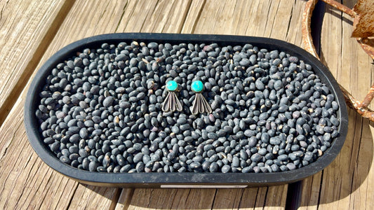 The Ester flower petal studs