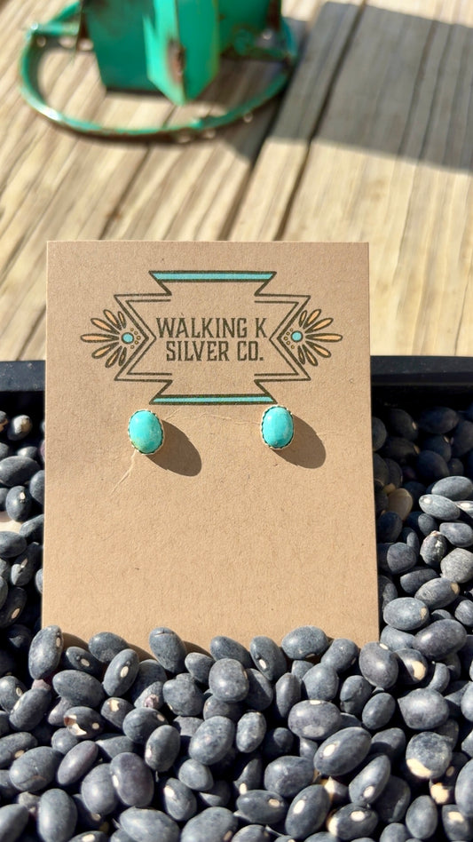 The Ruth turquoise studs