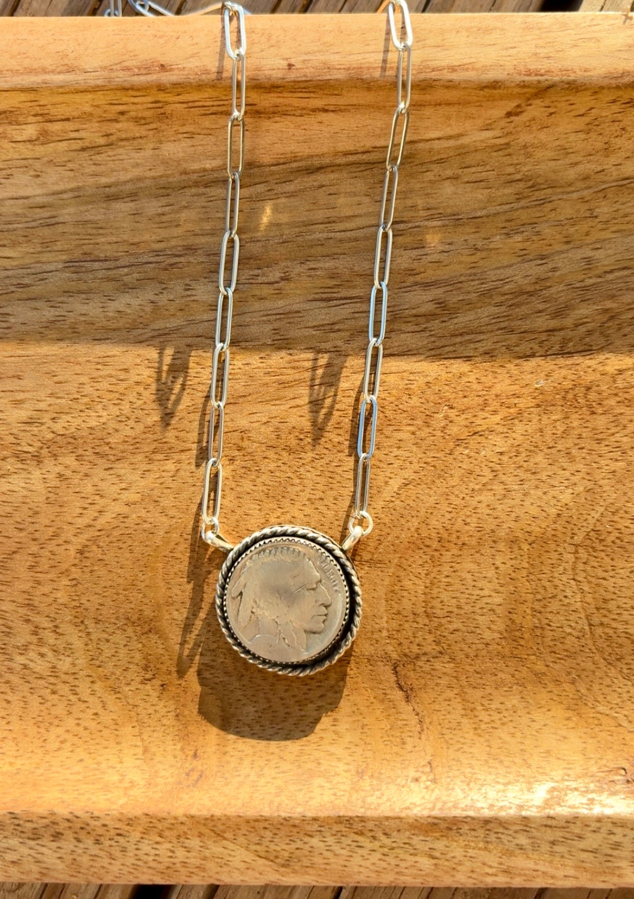 The Avery Buffalo Nickel Necklace