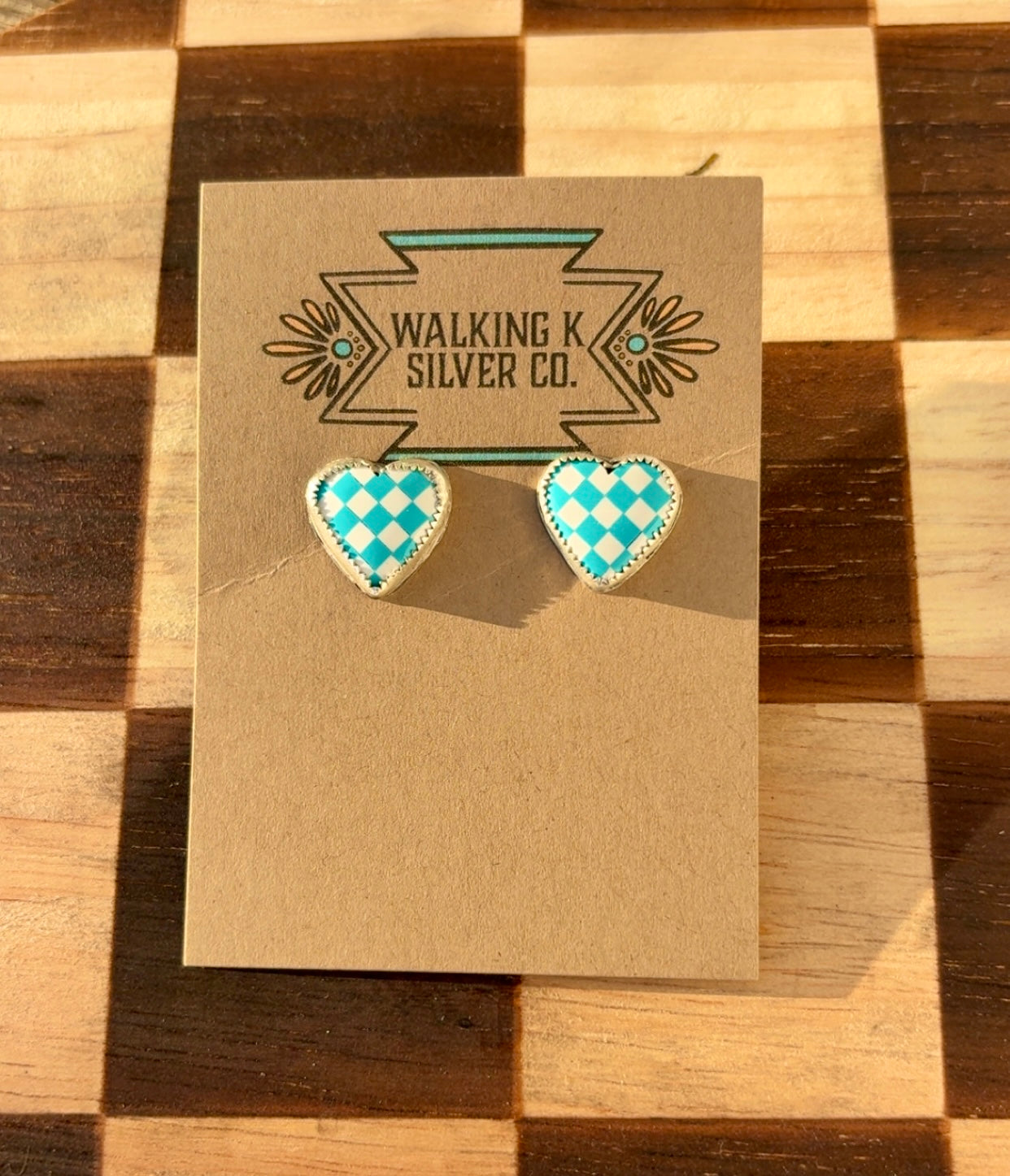 The Blair heart studs