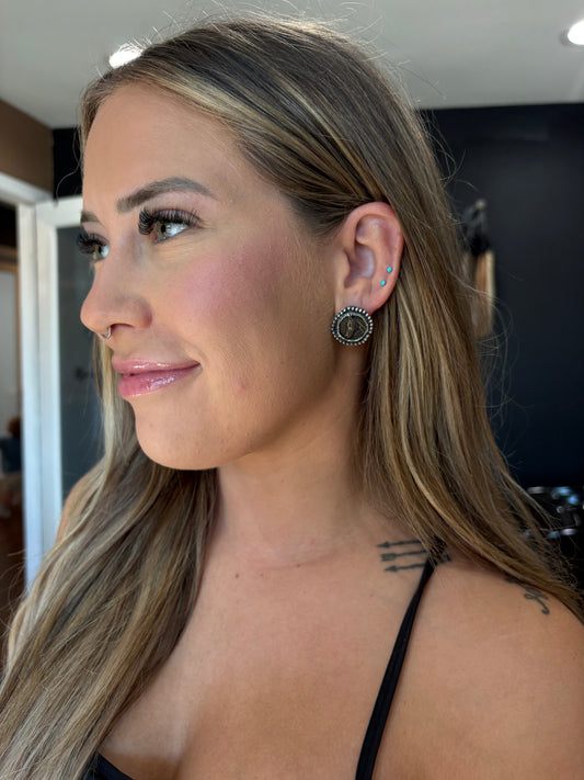 Horse coin studs